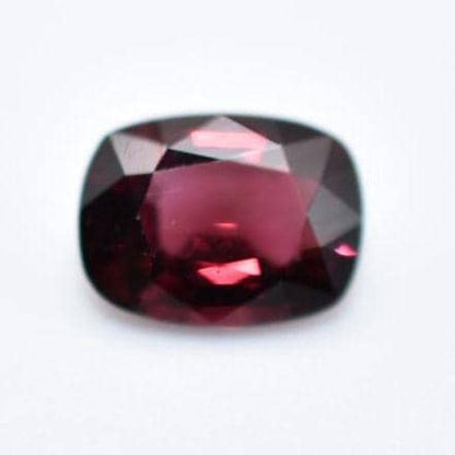 1.02ct VS Red Spinel Gemstone - Unheated Cushion Cut Spinel - Natural Spinel - Faceted Gemstones - Burmese Spinel - Loose Spinel Gems