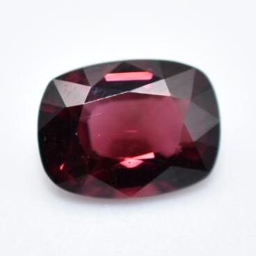 1.02ct VS Red Spinel Gemstone - Unheated Cushion Cut Spinel - Natural Spinel - Faceted Gemstones - Burmese Spinel - Loose Spinel Gems