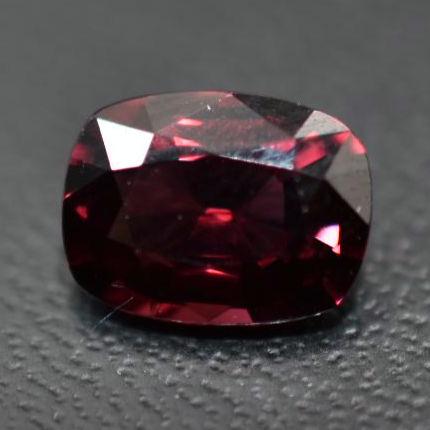 1.02ct VS Red Spinel Gemstone - Unheated Cushion Cut Spinel - Natural Spinel - Faceted Gemstones - Burmese Spinel - Loose Spinel Gems