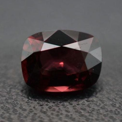 0.85ct VVS Red Spinel Gemstone - Unheated Cushion Cut Spinel - Natural Spinel - Faceted Gemstones - Burmese Spinel - Loose Spinel Gems