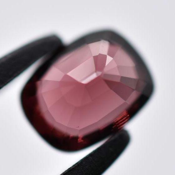 0.85ct VVS Red Spinel Gemstone - Unheated Cushion Cut Spinel - Natural Spinel - Faceted Gemstones - Burmese Spinel - Loose Spinel Gems