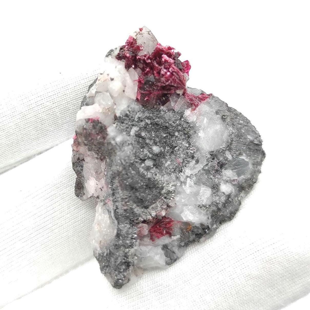 14g Erythrite Mineral Specimen - Bou Azzer, Morocco - Rare Erythrite Crystal Specimen - Cobalt Bloom Crystal - Red Cobalt Crystal