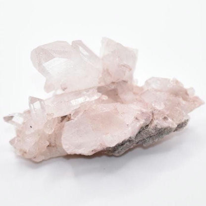 92g Natural Pink Quartz - Lithium Coated Quartz Crystal - Bolivar, Colombia - Pink Quartz Cluster - Crystallized Lemurian Quartz Specimen