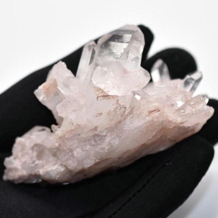 92g Natural Pink Quartz - Lithium Coated Quartz Crystal - Bolivar, Colombia - Pink Quartz Cluster - Crystallized Lemurian Quartz Specimen