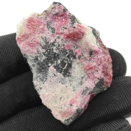 37g Eudialyte Mineral Specimen - Eudialyte Crystal - Pink Eudialyte from Kipawa Region, Quebec - Rough Eudialyte Mineral - Canadian Mineral
