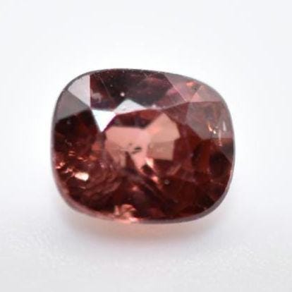 0.99ct Unheated Orange Pink Zircon - Cambodia Cushion Cut Zircon - Faceted Natutal Zircon Gemstone - Loose Zircon with Certificate