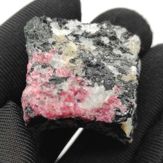 27g Eudialyte Mineral Specimen - Eudialyte Crystal - Pink Eudialyte from Kipawa Region, Quebec - Rough Eudialyte Mineral - Canadian Mineral