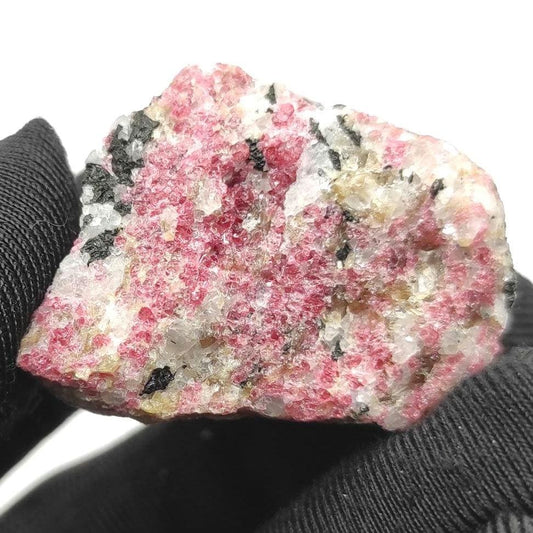 36g Eudialyte Mineral Specimen - Eudialyte Crystal - Pink Eudialyte from Kipawa Region, Quebec - Rough Eudialyte Mineral - Canadian Mineral