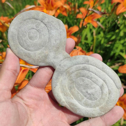 135g Fairy Stone from Harricana River, Quebec, Canada - Natural Concretionary Nodules - River Stones - Unique Formation Pierre de Feés