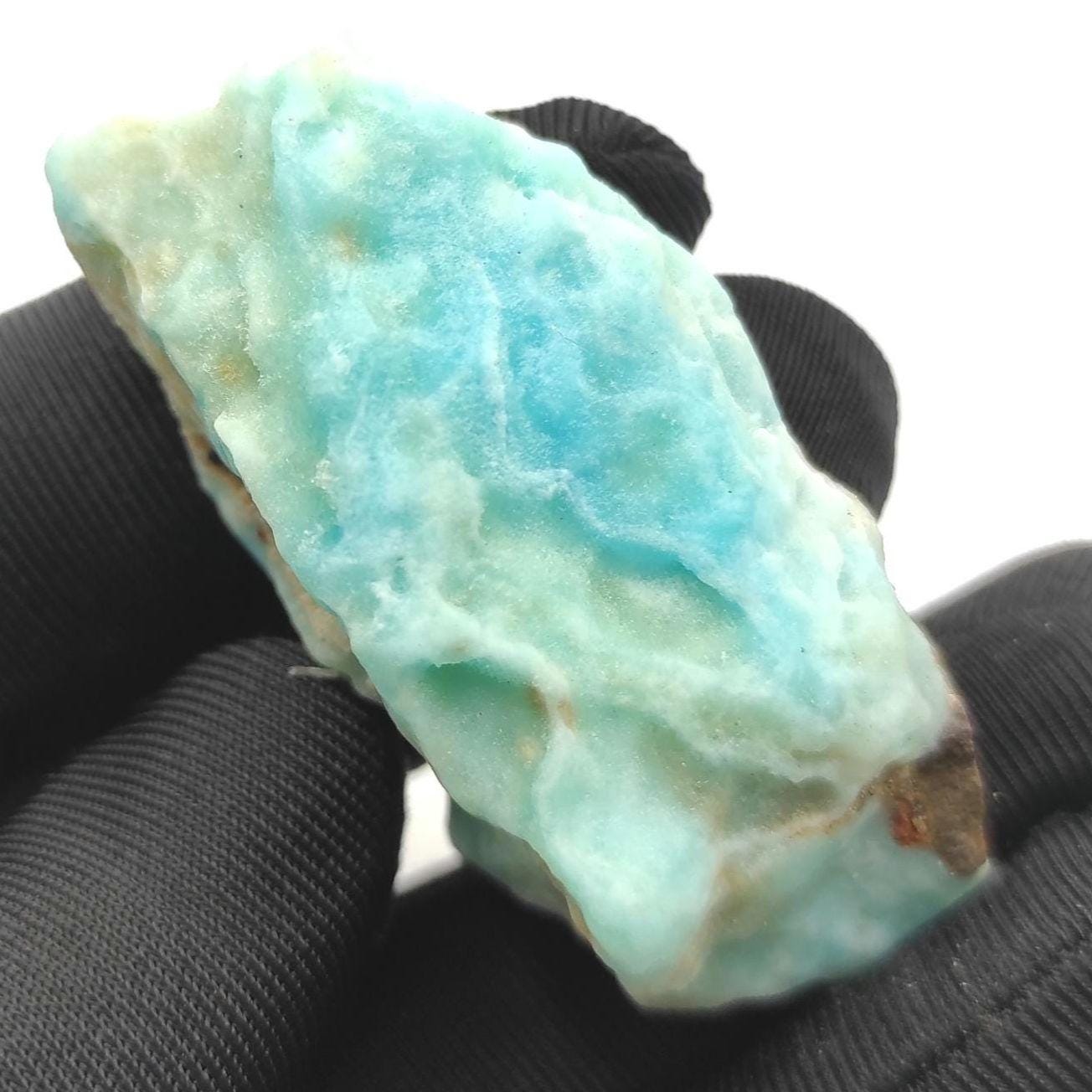 34g Blue Aragonite Mineral Specimen - Blue Aragonite Crystal - Natural Crystal Specimens - Raw Aragonite Crystal from Afghanistan