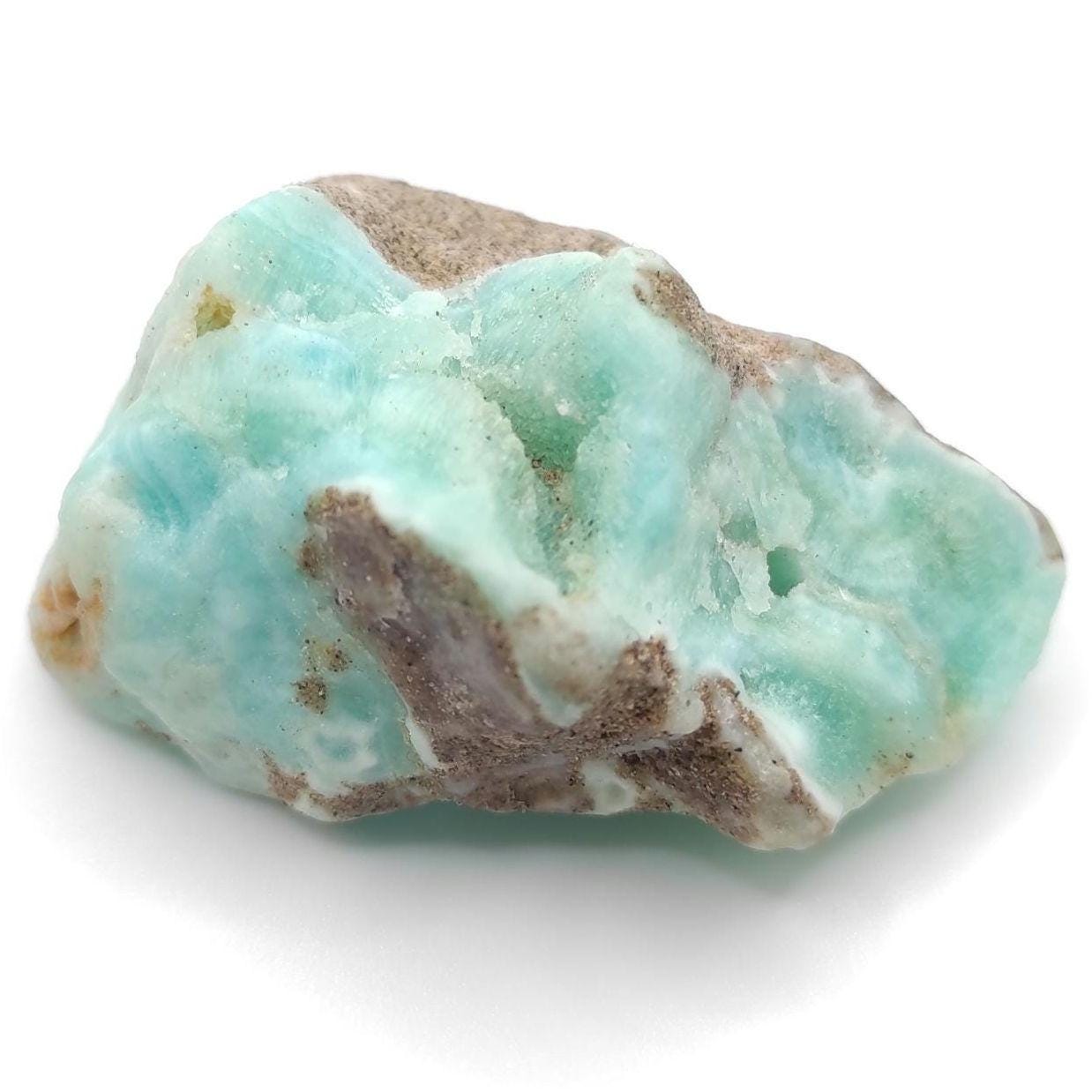 59g Blue Aragonite Mineral Specimen - Blue Aragonite Crystal - Natural Crystal Specimens - Raw Aragonite Crystal from Afghanistan