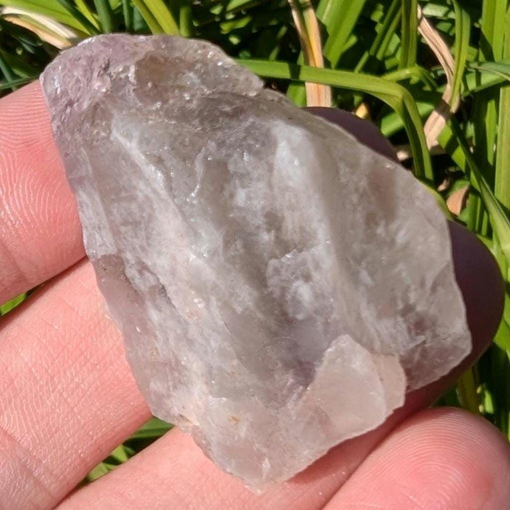 27g Genuine Auralite 23 with Natural Green Amethyst - Rare Unheated Green Amethyst - Thunder Bay Amethyst - Ethical Crystals from Canada