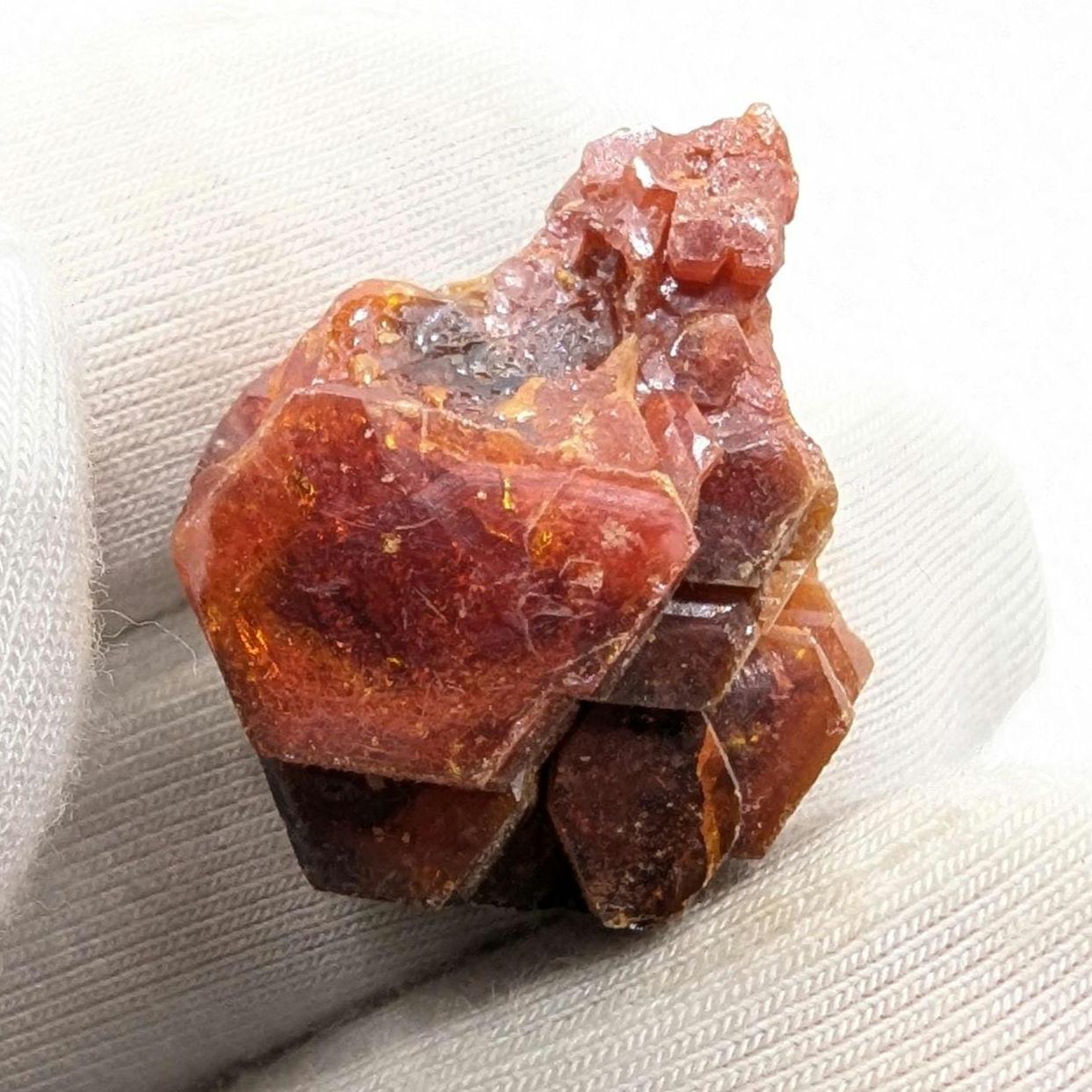 12g Skeletal Vanadinite on Matrix - Mibladen, Morocco - Vanadinite Crystals - Natural Red Vanadinite - Mineral Specimen - Rough Vanadinite