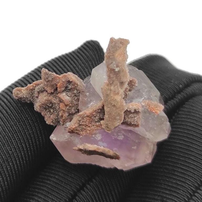 8g Double Terminated Amethyst from Kazakhstan - DT Purple Amethyst Crystal - Lake Balkhash, Kazakhstan - Natural Mineral Specimen