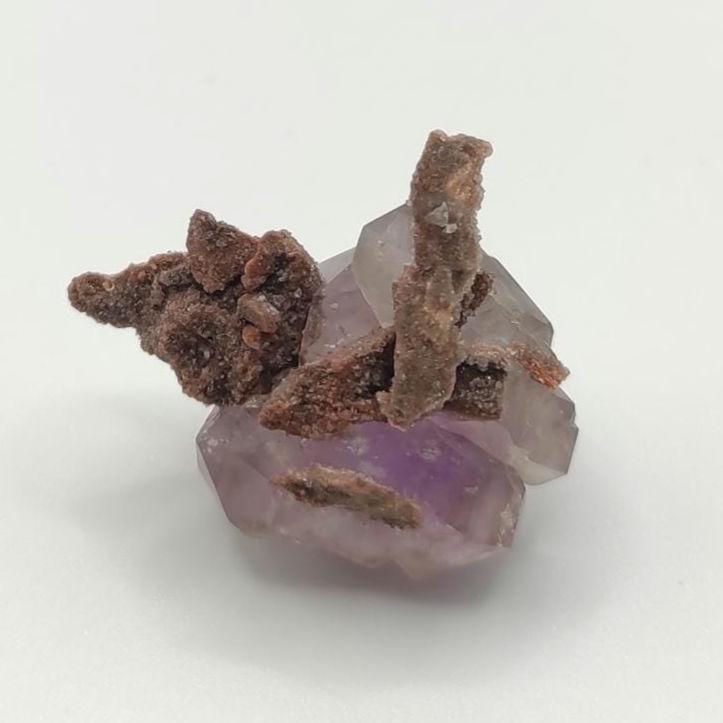 8g Double Terminated Amethyst from Kazakhstan - DT Purple Amethyst Crystal - Lake Balkhash, Kazakhstan - Natural Mineral Specimen