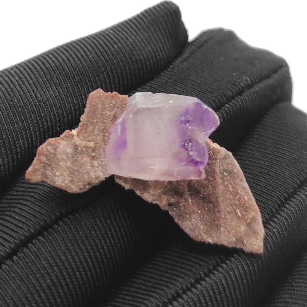 4g Amethyst from Kazakhstan - Purple Amethyst Crystal - Lake Balkhash, Saryshagan Deposit, Kazakhstan - Natural Mineral Specimen