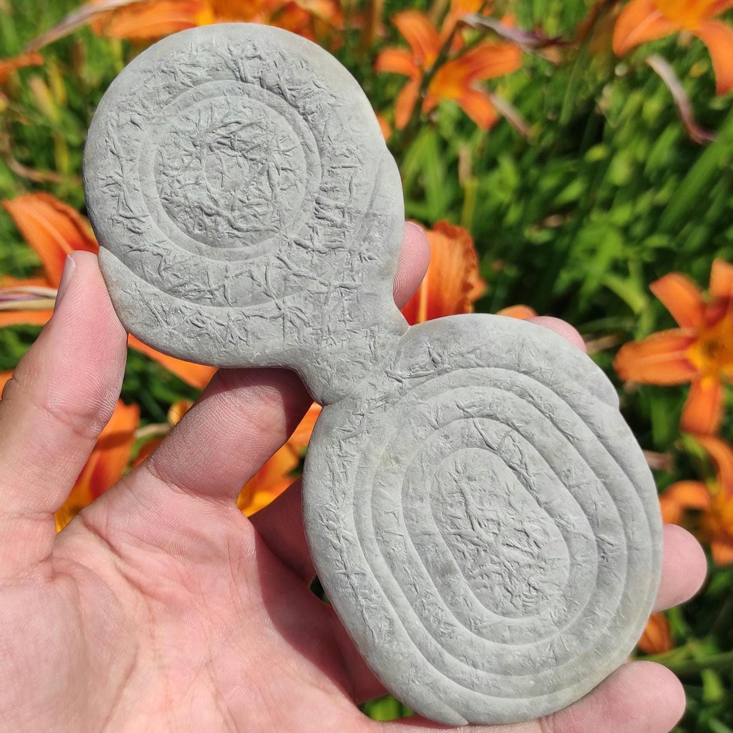 135g Fairy Stone from Harricana River, Quebec, Canada - Natural Concretionary Nodules - River Stones - Unique Formation Pierre de Feés