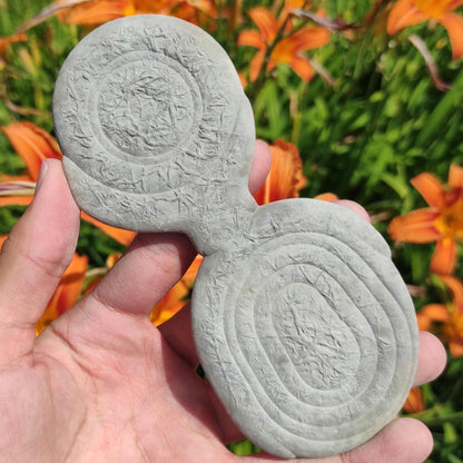 135g Fairy Stone from Harricana River, Quebec, Canada - Natural Concretionary Nodules - River Stones - Unique Formation Pierre de Feés