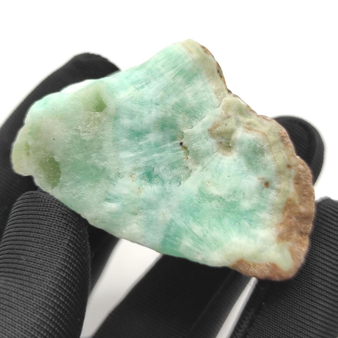 59g Blue Aragonite Mineral Specimen - Blue Aragonite Crystal - Natural Crystal Specimens - Raw Aragonite Crystal from Afghanistan