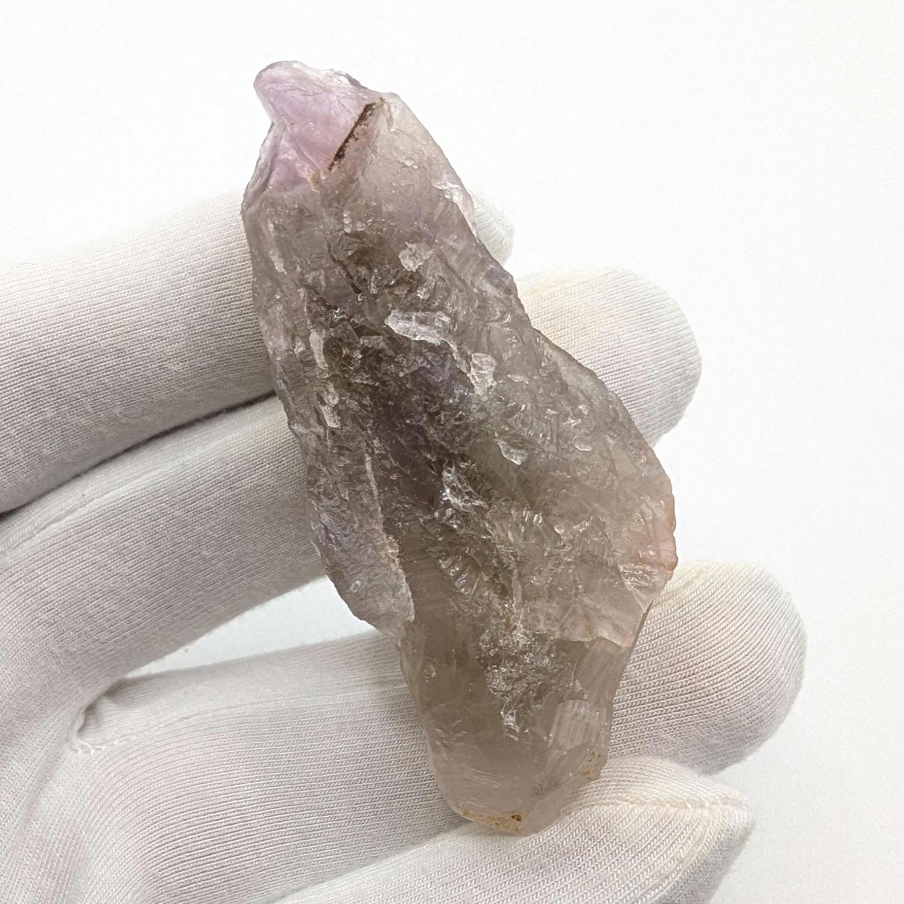 30g Genuine Auralite 23 with Natural Green Amethyst - Rare Unheated Green Amethyst - Thunder Bay Amethyst - Ethical Crystals from Canada