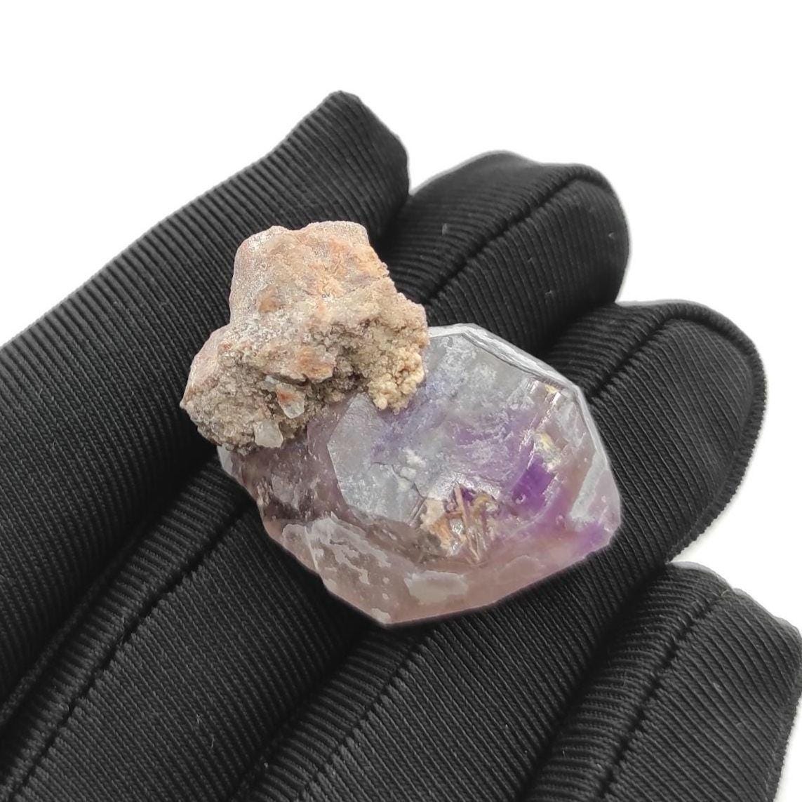 12g Double Terminated Amethyst from Kazakhstan - DT Purple Amethyst Crystal - Lake Balkhash, Kazakhstan - Natural Mineral Specimen