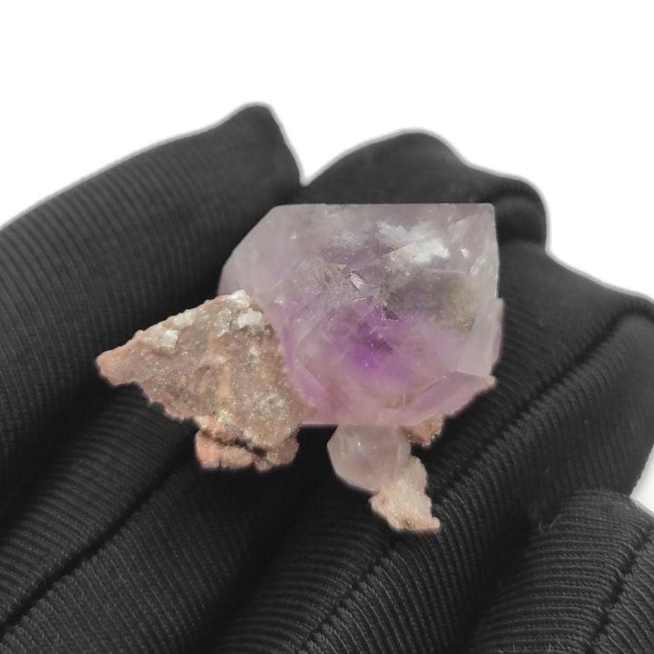 8g Double Terminated Amethyst from Kazakhstan - DT Purple Amethyst Crystal - Lake Balkhash, Kazakhstan - Natural Mineral Specimen