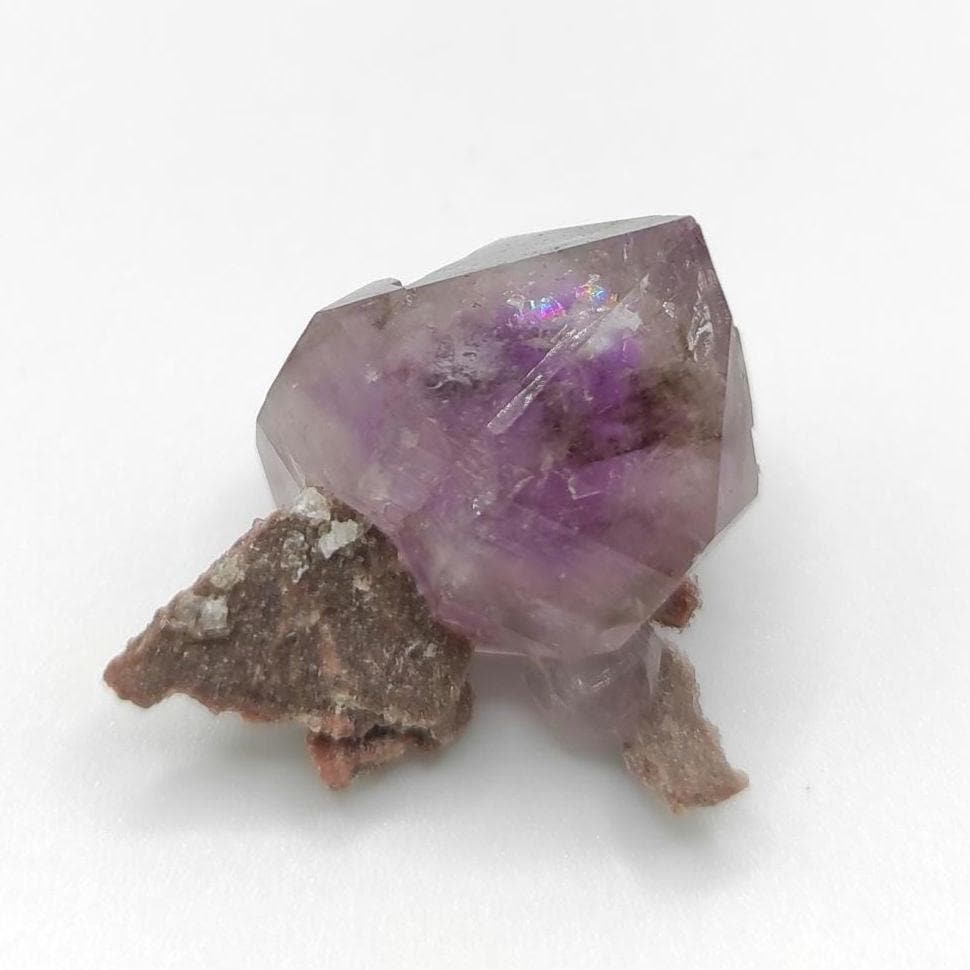 8g Double Terminated Amethyst from Kazakhstan - DT Purple Amethyst Crystal - Lake Balkhash, Kazakhstan - Natural Mineral Specimen