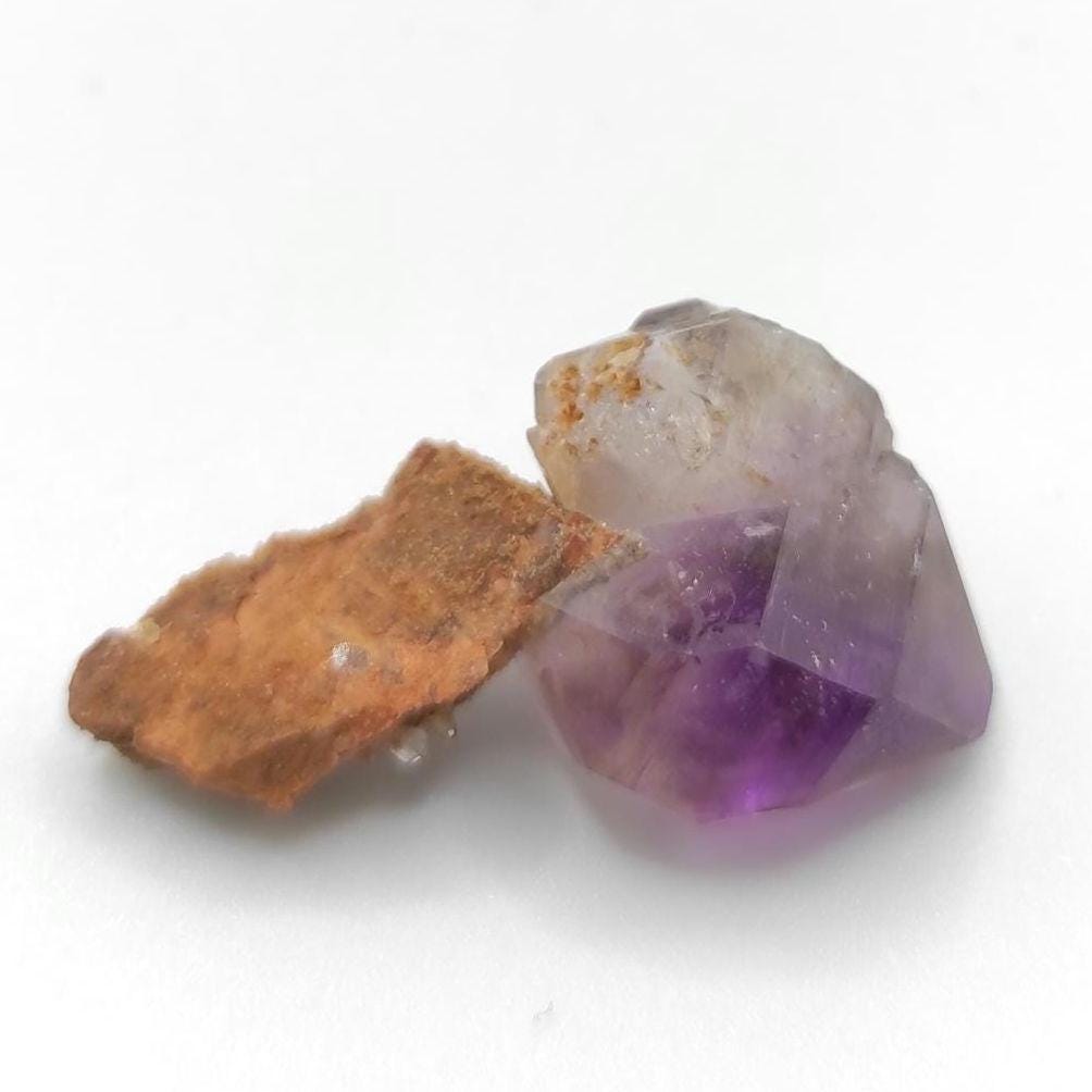5g Double Terminated Amethyst from Kazakhstan - DT Purple Amethyst Crystal - Lake Balkhash, Kazakhstan - Natural Mineral Specimen
