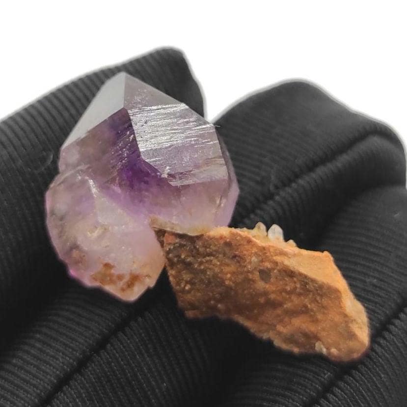 5g Double Terminated Amethyst from Kazakhstan - DT Purple Amethyst Crystal - Lake Balkhash, Kazakhstan - Natural Mineral Specimen