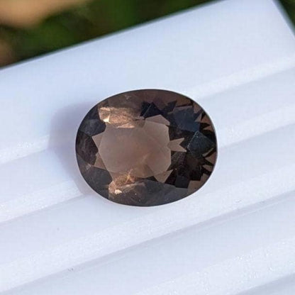 6.18ct Colombianite (Natural Obsidian) Faceted Gemstone - Oval Fancy Cut Colombianite - Unique Gems - Colombianite Obsidian from Colombia