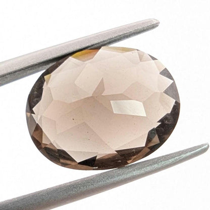 6.18ct Colombianite (Natural Obsidian) Faceted Gemstone - Oval Fancy Cut Colombianite - Unique Gems - Colombianite Obsidian from Colombia