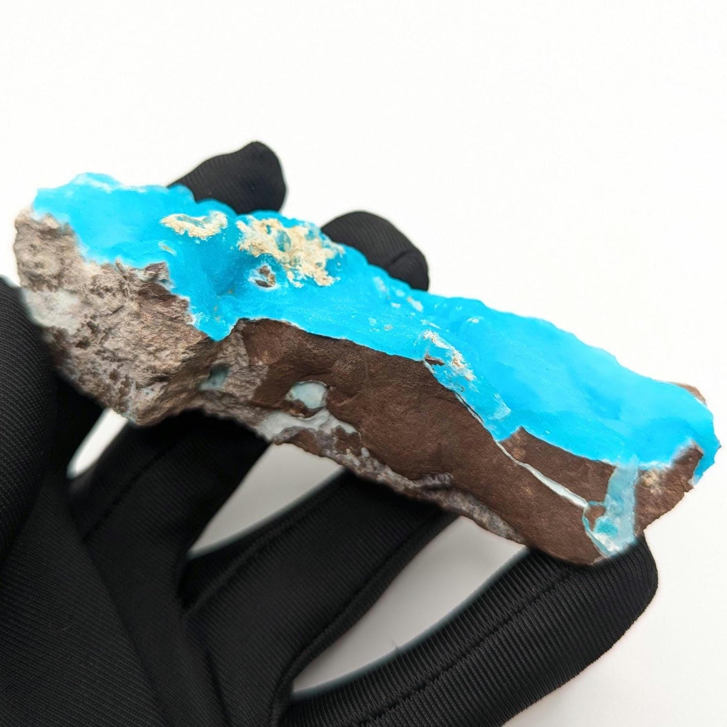 124g Blue Hemimorphite Specimen - High Quality Blue Hemimorphite Mineral Specimen - Palabanda, Republic of Congo - Hemimorphite Crystal