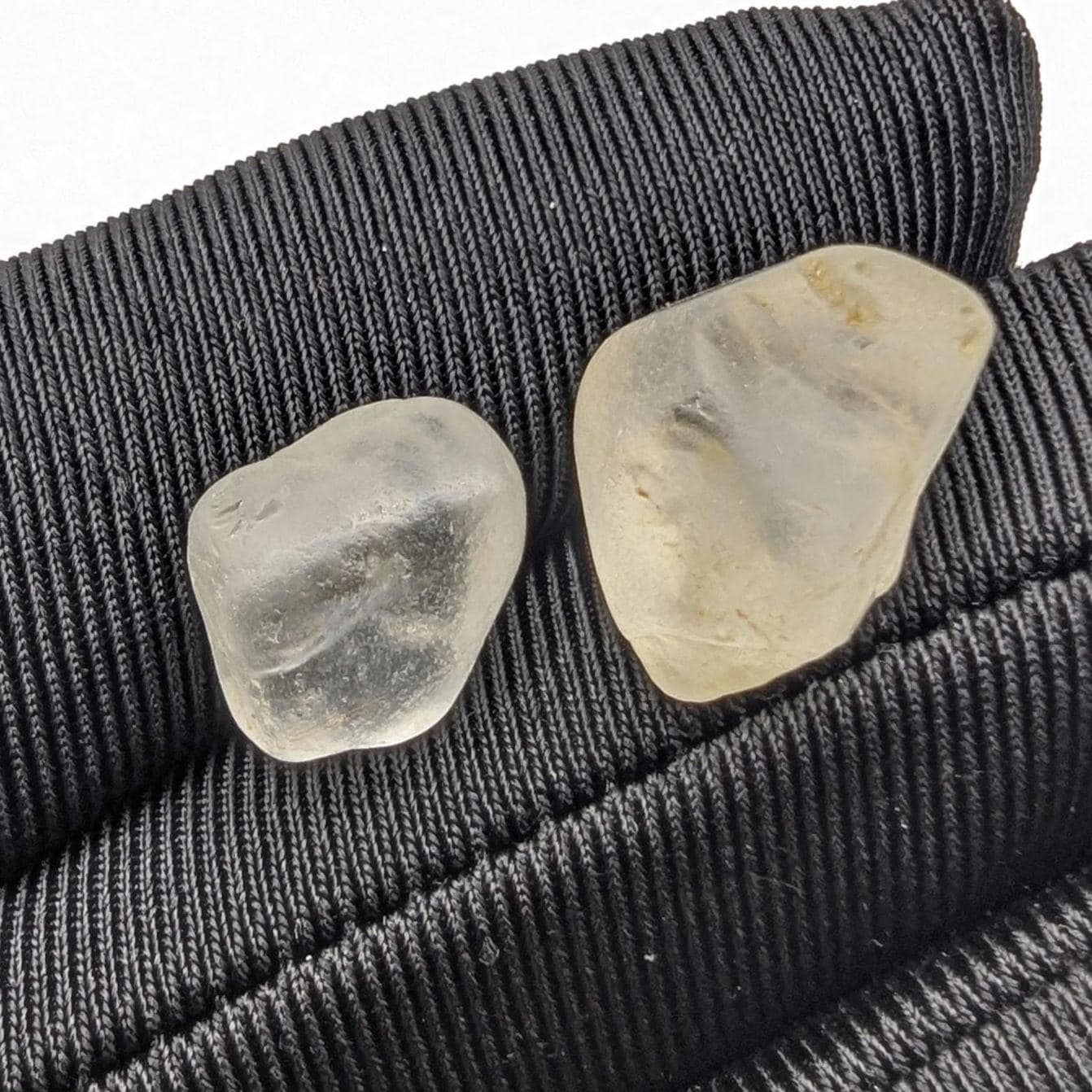 20ct (2pcs) Natural Topaz - Rough Topaz Gemstones - Loose Rough Gems - Natural Unheated and Untreated Topaz from Nigeria - Raw Topaz Crystal