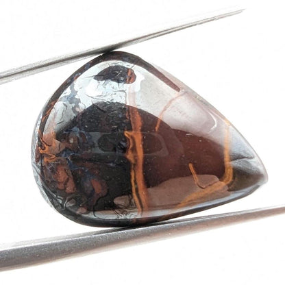 12.20ct Boulder Opal Gem - Boulder Opal Cabochon from Koroit, Australia - Natural Boulder Opal - Australian Opal - Natural Opal Gemstone