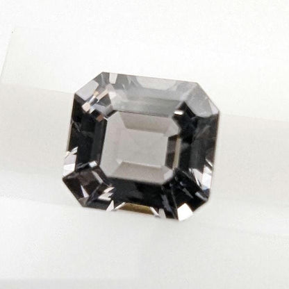 1.55ct Metallic Grey Spinel - Burmese Spinel - Natural Untreated Spinel Gemstone - Octagon Cut Gray Spinel - Faceted Loose Spinel
