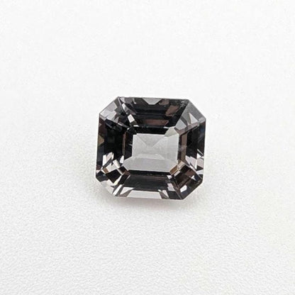 1.55ct Metallic Grey Spinel - Burmese Spinel - Natural Untreated Spinel Gemstone - Octagon Cut Gray Spinel - Faceted Loose Spinel