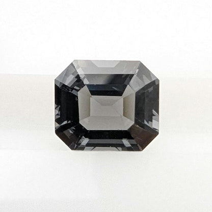 1.75ct Metallic Grey Spinel - Burmese Spinel - Natural Untreated Spinel Gemstone - Octagon Cut Gray Spinel - Faceted Loose Spinel