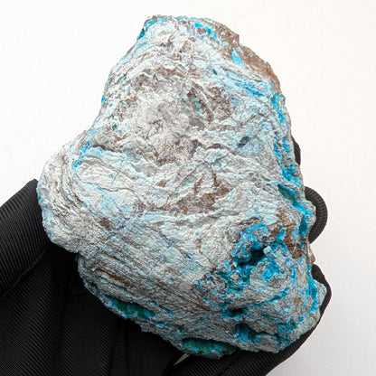 161g Hemimorphite with Aurichalcite Specimen - High Quality Blue Hemimorphite Mineral - Palabanda, Republic of Congo - Hemimorphite Crystal