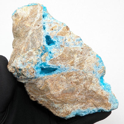 428g Hemimorphite Fine Mineral Specimen - High Quality Blue Hemimorphite Mineral - Palabanda, Republic of Congo - Hemimorphite Crystal