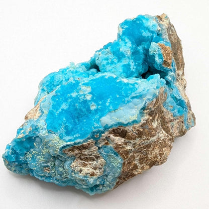 428g Hemimorphite Fine Mineral Specimen - High Quality Blue Hemimorphite Mineral - Palabanda, Republic of Congo - Hemimorphite Crystal
