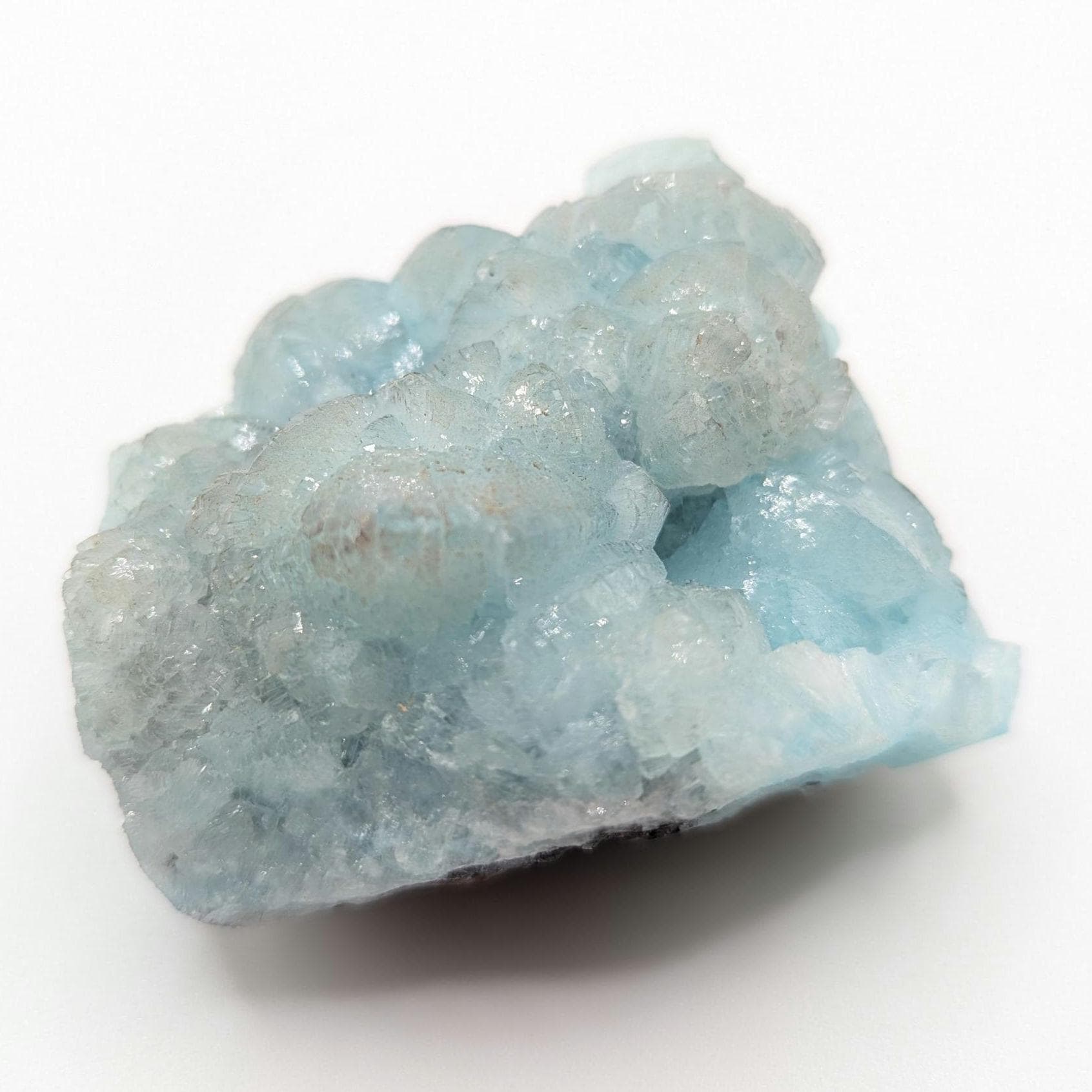 211g Smithsonite Fine Mineral Specimen - High Quality Blue Smithsonite Mineral - Mfouati, Republic of Congo - Natural Smithsonite Crystal
