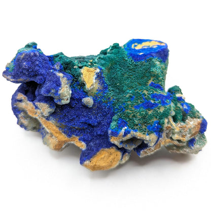332g Azurite and Malachite with Smithsonite and Cerussite - Combination Specimen - Fine Mineral Specimen - Mfouati, Republic of Congo