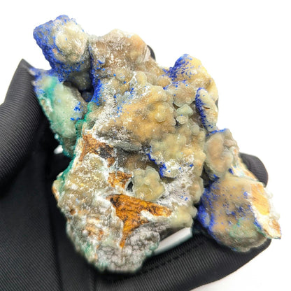 332g Azurite and Malachite with Smithsonite and Cerussite - Combination Specimen - Fine Mineral Specimen - Mfouati, Republic of Congo