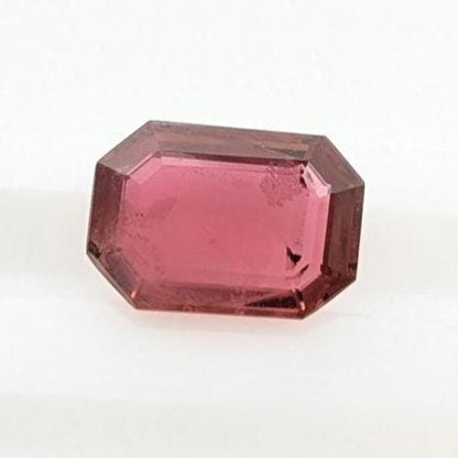 5.30ct Rubellite Tourmaline - Octagon Faceted Rubellite Tourmaline - Step Cut Pink Tourmaline - Loose Tourmaline Gemstone - Afghanistan