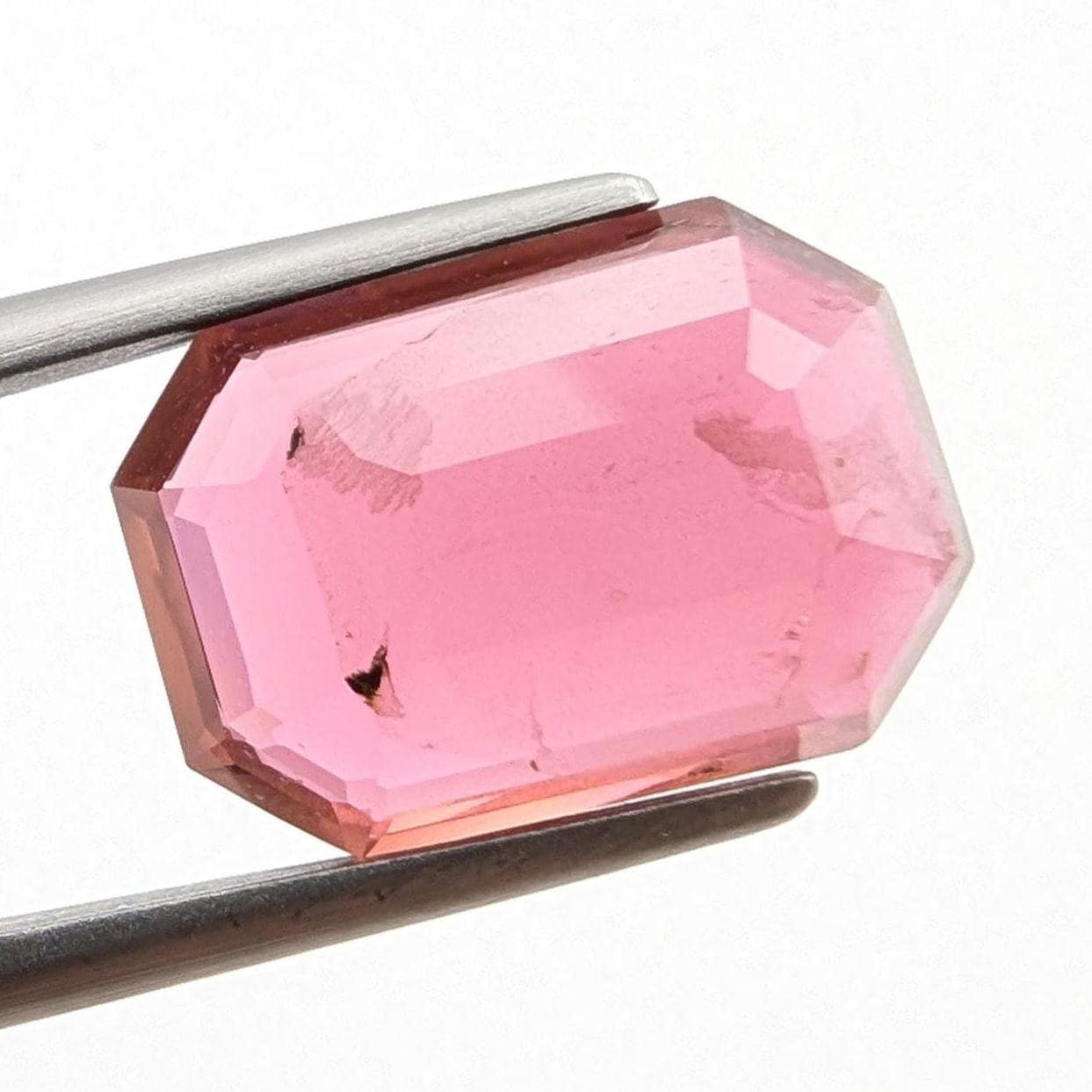 5.30ct Rubellite Tourmaline - Octagon Faceted Rubellite Tourmaline - Step Cut Pink Tourmaline - Loose Tourmaline Gemstone - Afghanistan