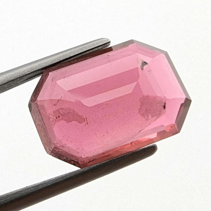5.30ct Rubellite Tourmaline - Octagon Faceted Rubellite Tourmaline - Step Cut Pink Tourmaline - Loose Tourmaline Gemstone - Afghanistan