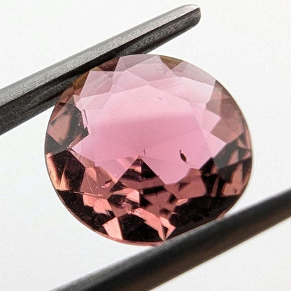 1.71ct Rubellite Tourmaline - Round Faceted Rubellite Tourmaline - Fancy Cut Pink Tourmaline - Loose Tourmaline Gemstone - Afghanistan