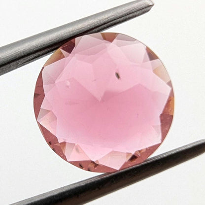 1.71ct Rubellite Tourmaline - Round Faceted Rubellite Tourmaline - Fancy Cut Pink Tourmaline - Loose Tourmaline Gemstone - Afghanistan