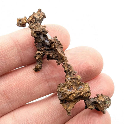 9.47g Native Copper Specimen from Keweenaw Peninsula, Michigan - Natural Copper Ore Crystal from Michigan, USA - Native Copper Crystal