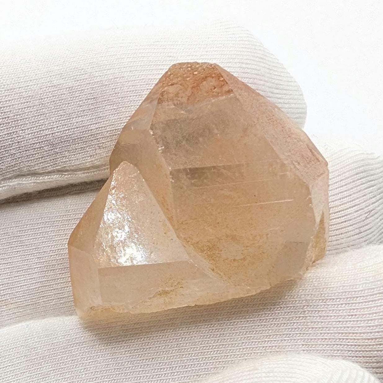 17g Sunshine Quartz Crystal - Nova Scotia, Canada - Natural Orange Quartz Cluster - Raw Canadian Quartz Crystal Cluster